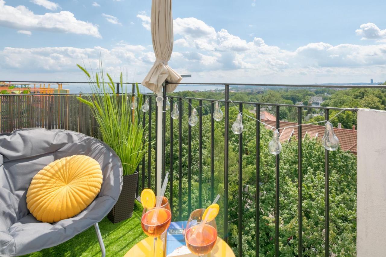 Panorama Kamienny Potok Lägenhet Sopot Exteriör bild